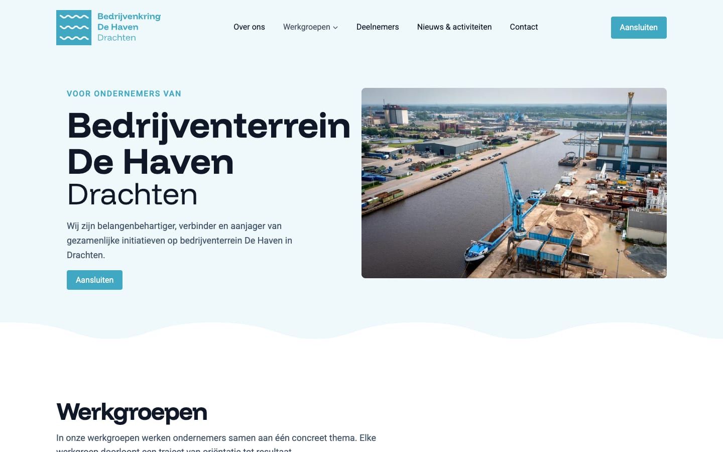 Bedrijvenkring De Haven: screenshot